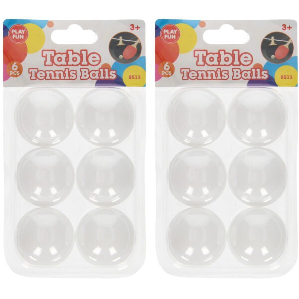 12x stuks Tafeltennis pingpong balletjes 40 mm/4 cm