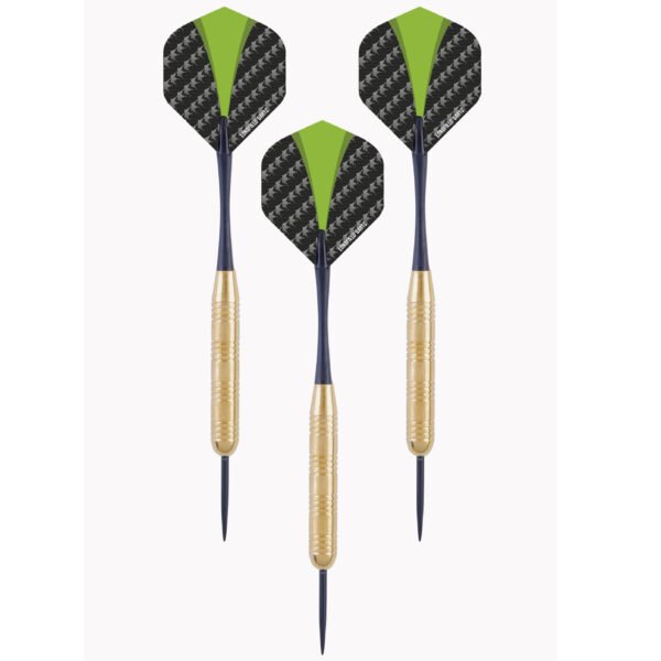 Longfield darts dartpijlen - 9x - messing - 23 gram - incl. etui - darten