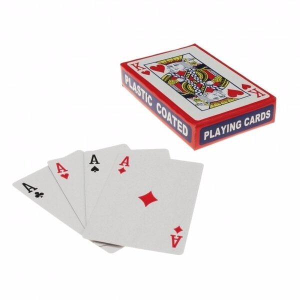 Speelkaarten set - 1x pakje met 54 kaarten - met plastic coating