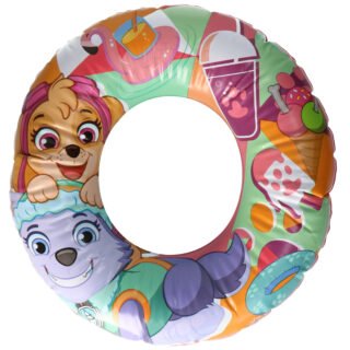 Opblaasbare zwemband/zwemring - Paw Patrol - roze - D50 cm - zwembad speelgoed - kinderen
