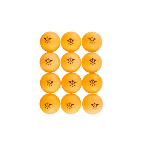 Engelhart Tafeltennis ballen - 12x - pingpong balletjes - oranje - 4 cm