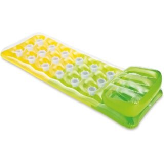 Intex luchtbed - groen - 188 x 71 cm - water/zwembad - opblaasbare artikelen
