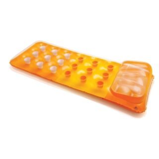 Intex luchtbed - oranje - 188 x 71 cm - water/zwembad - opblaasbare artikelen