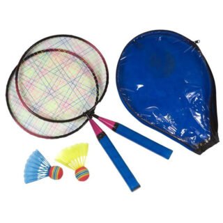 SportX Badmintonset - mini - voor kinderen - rackets en shuttles