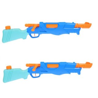 2x Waterpistolen/waterpistool blauw van 52 cm 212 ml kinderspeelgoed