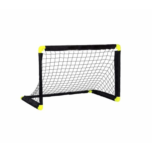 Alert Voetbalgoal inklapbaar - 1x - kunststof - 90 x 59 x 61 cm - buitenspeelgoed