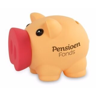 Cadeau spaarpot/Spaarvarken - Pensioenfonds - 10 cm - Kinderen