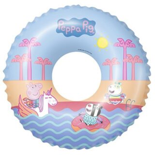 Opblaasbare zwemband/zwemring - Peppa Pig - blauw - D50 cm - zwembad speelgoed - kinderen