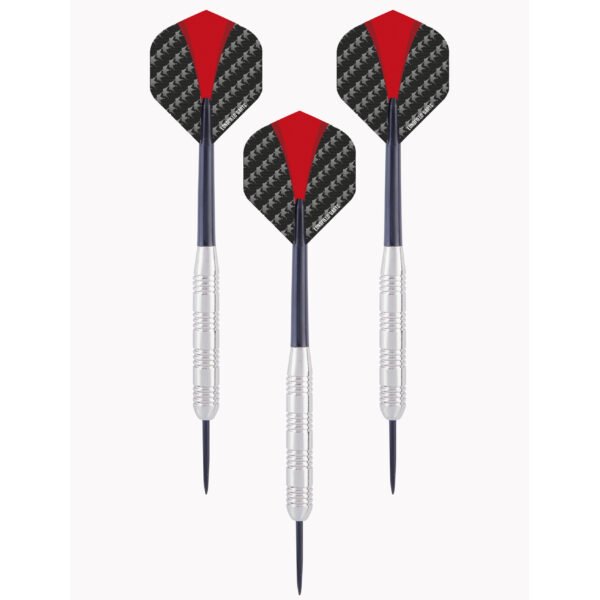 1x Set van 3 dartpijlen Longfield darts nickel silver 24 grams