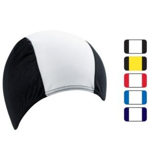 Badmuts - tweekleurig - volwassenen - polyester - zwemmuts - zwemkap