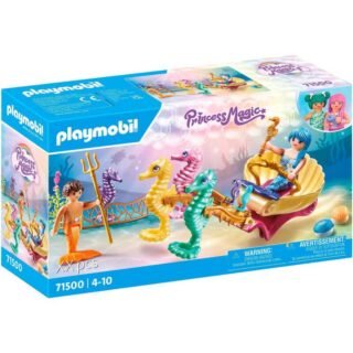 Princess Magic - Zeemeermin zeepaard koets Constructiespeelgoed