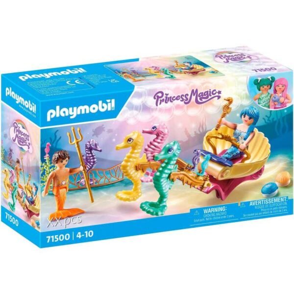 Princess Magic - Zeemeermin zeepaard koets Constructiespeelgoed