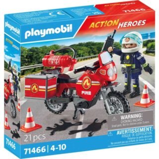 Action Heroes - Brandweer op de plaats van het ongeval Constructiespeelgoed