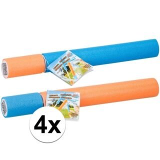 Summertime Waterpistool - 4x stuks - van foam - 33 cm