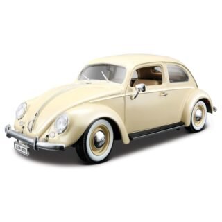 Modelauto Volkswagen Kever - creme - 1955 - schaal 1:18 - schaalmodel auto - speelgoedauto
