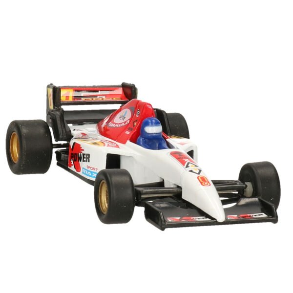 Goki Modelauto Racewagen - wit - 10 cm - race auto - schaalmodel