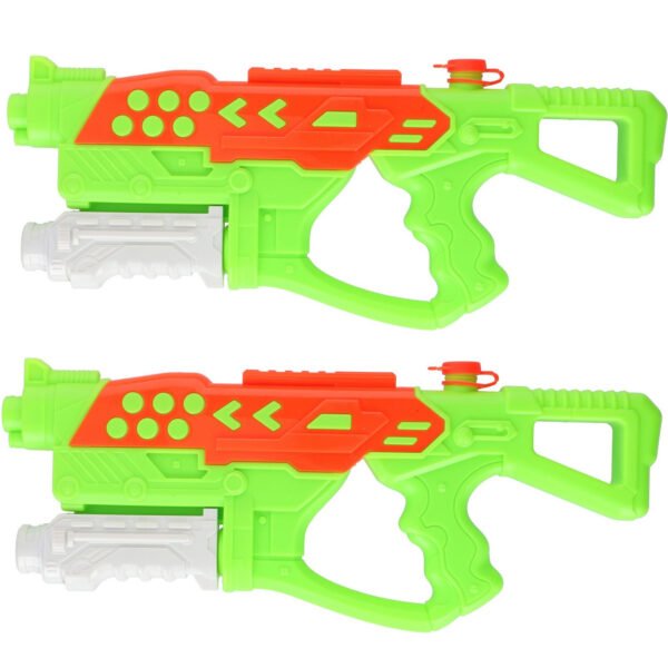 2x Waterpistolen/waterpistool groen van 42 cm kinderspeelgoed
