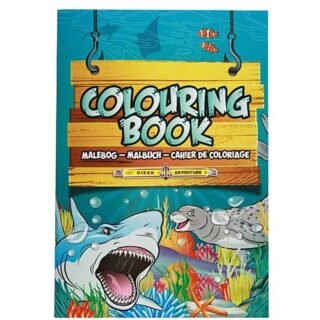 Nature Planet kleurboek oceaan - zeedieren - A4 formaat - 24 pagina's - tekenen - kleuren