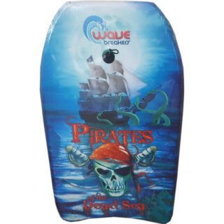 Bodyboard piraat - 83 cm - voor kinderen - Strand/zwembad speelgoed - zwemplank