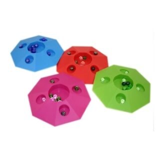 Engelhart Knikkerpot - met 10 knikkers - 22 cm - knikker speelgoed