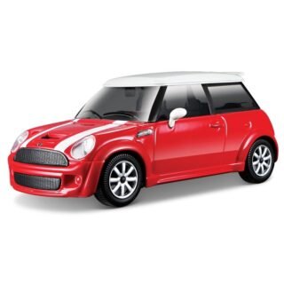 Modelauto Mini Cooper S - rood - schaal 1:43 - schaalmodel auto - speelgoed