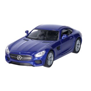 Speelgoed Mercedes Benz auto - blauw - die-cast metaal - 11 cm - Model AMG GT