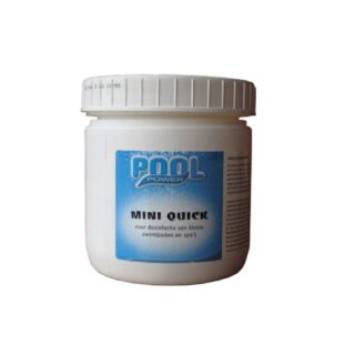 Pool Power Chloortabletten - 180x st - 2,7 cm - mini quick tabletten - traag oplosbaar - voor kleine