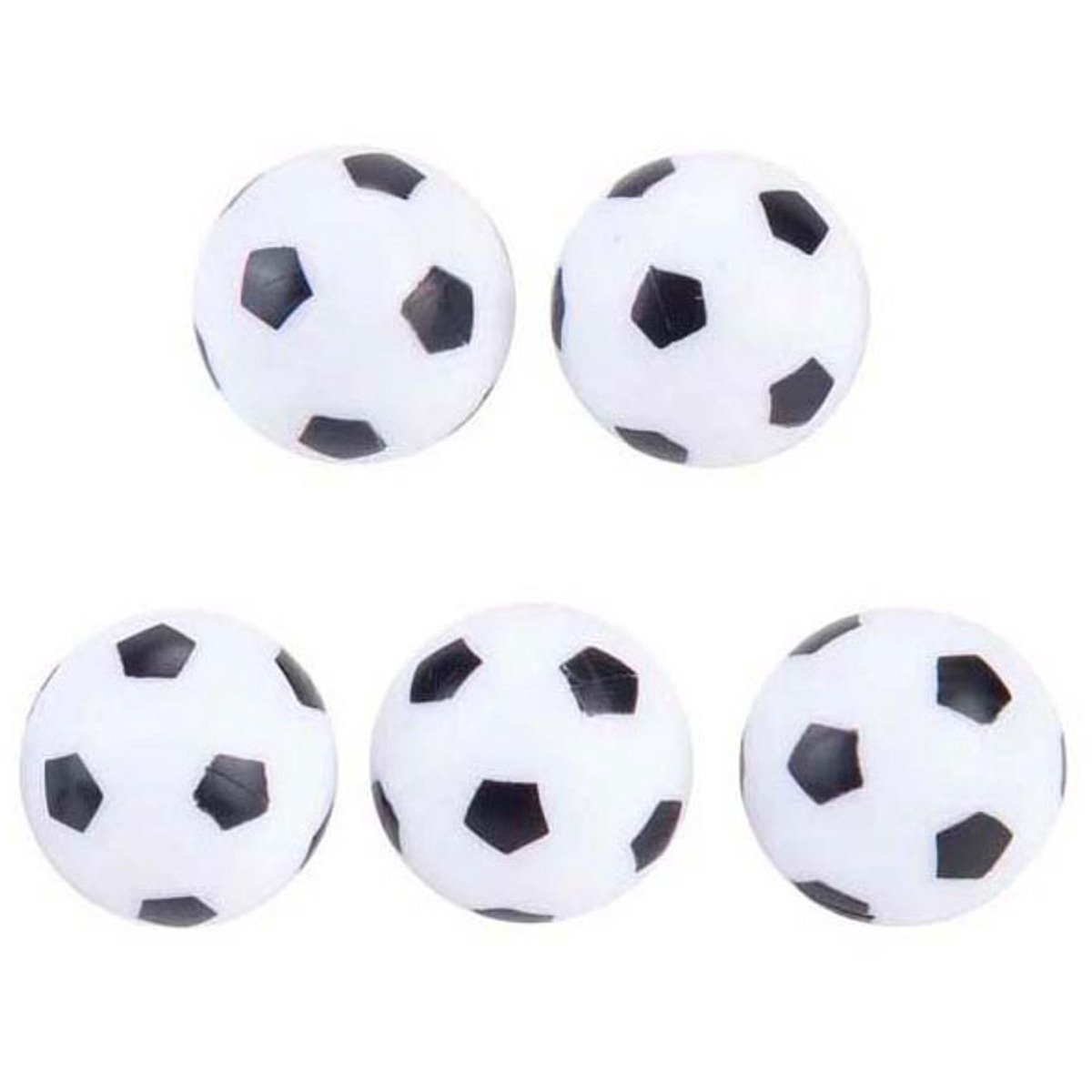 Tafelvoetbal balletjes - 10x stuks - D3 cm - mini voetballetjes