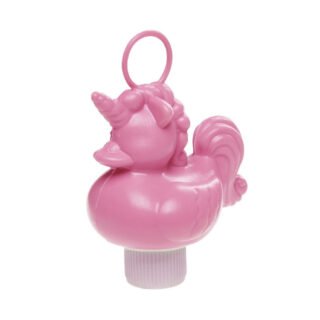 Licht roze eenhoorn badeendje badspeelgoed 12 cm