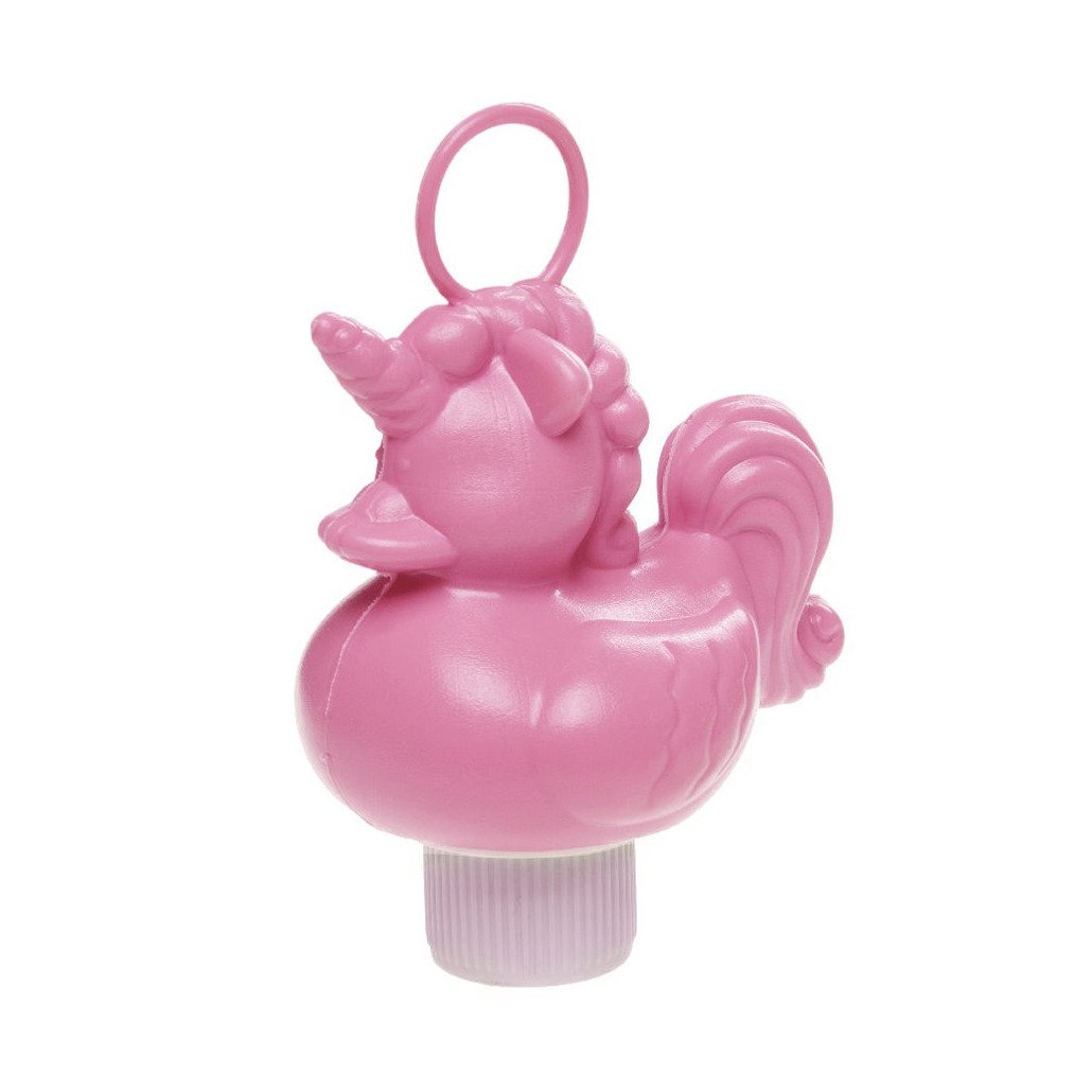 Licht roze eenhoorn badeendje badspeelgoed 12 cm