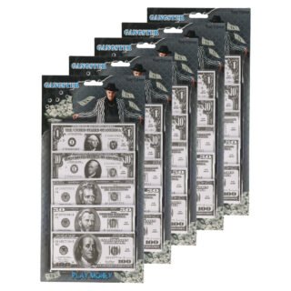 Speelgoed geld - 500x stuks - 1-10-20-50-100 dollar - 6,5 x 14 cm