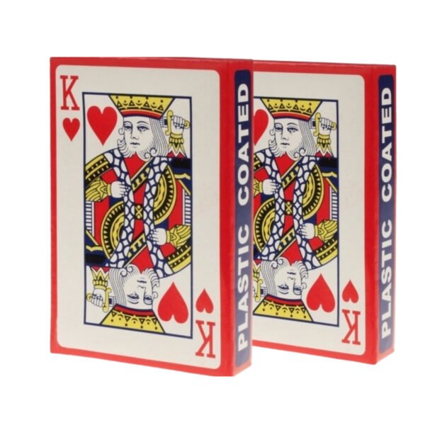 Speelkaarten set - 2x pakje met 54 kaarten - met plastic coating