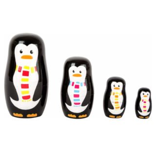 Kinderkamer decoratie pinguis matroesjka set