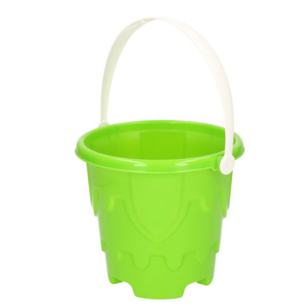 T&F Creations Zandkasteel Emmer - groen - 18 x 16 cm - strandemmer - zandvormpjes
