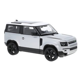 Welly Modelauto / speelgoedauto - Land Rover Defender 2020 - zilver - 8 x 8 x 18 cm - schaalmodel