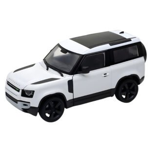 Welly Modelauto / speelgoedauto - Land Rover Defender 2020 - wit - 8 x 8 x 18 cm - schaalmodel