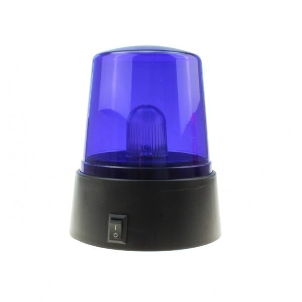 Politie zwaailamp/zwaailicht - 1x - met blauw LED licht - 11 cm - Politie speelgoed voor kinderen