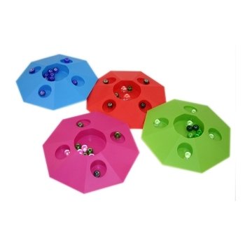 Engelhart Knikkerpot - 2x - met 20 knikkers - 22 cm - knikker speelgoed