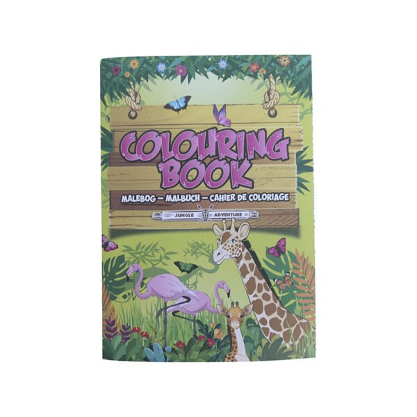 Safari Wildlife Kleurboek - A4 - 24 pagina's - jungle dieren tekenplaten