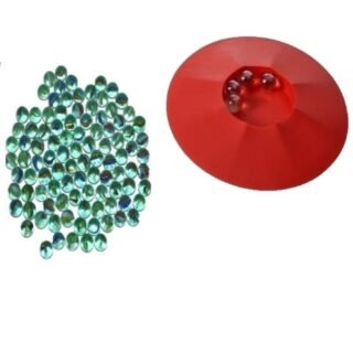 Knikkerpot met 95 knikkers - speelgoed set - kunststof ern glas - knikkeren
