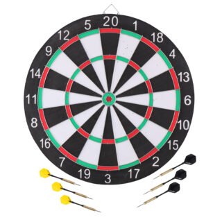 Darbord - inclusief 6x dartpijlen - D42 cm - dart set
