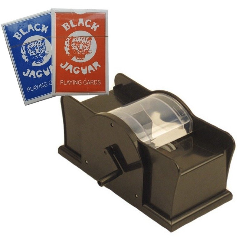 Speelkaarten schudden machine incl. speelkaarten