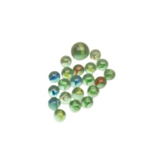 Don Juan Knikkers - glazen kattenogen - 21x stuks - buitenspeelgoed - knikkeren