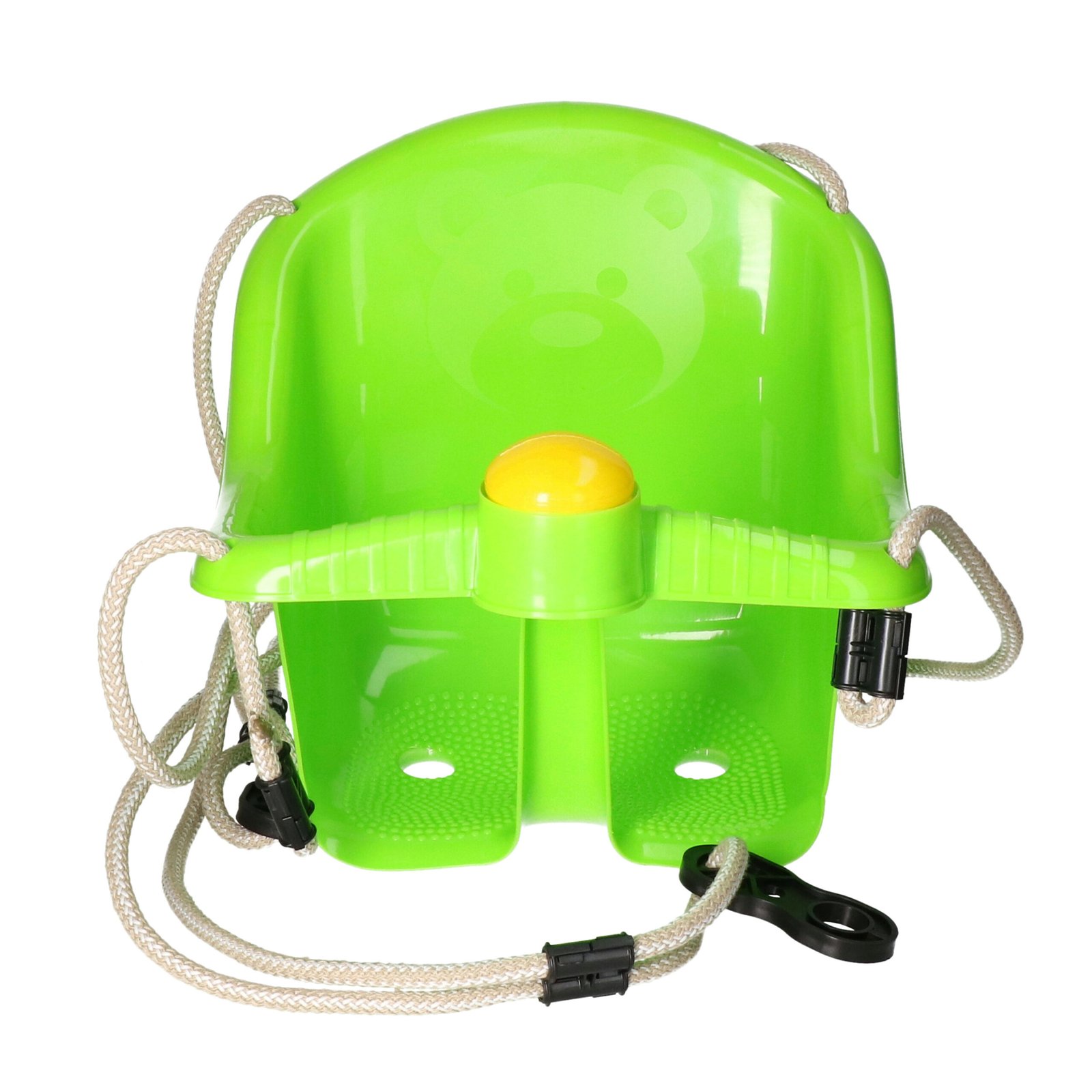 Schommel voor peuters - groen - met touw - Kinderschommels - baby - kunststof