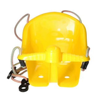 Schommel voor peuters - geel - met touw - Kinderschommels - baby - kunststof