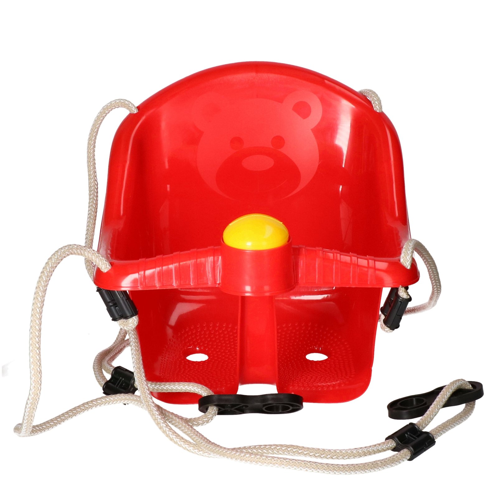 Schommel voor peuters - rood - met touw - Kinderschommels - baby - kunststof