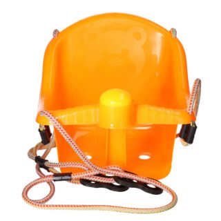 Schommel voor peuters - oranje - met touw - Kinderschommels - baby - kunststof