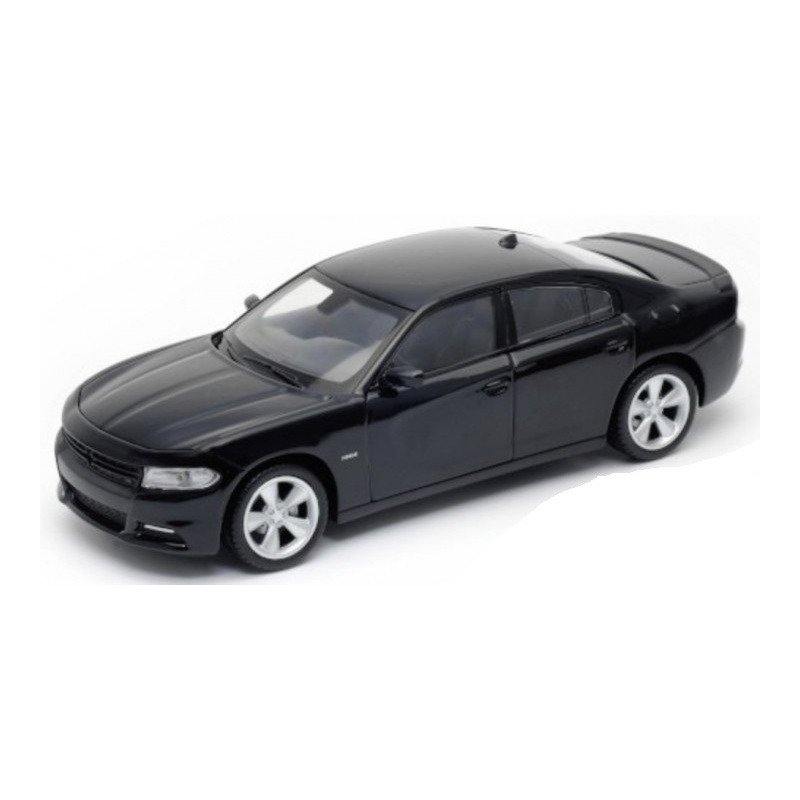 Welly Modelauto - Dodge Charger R/T 2016 - zwart - 21 cm - Schaal 1:24