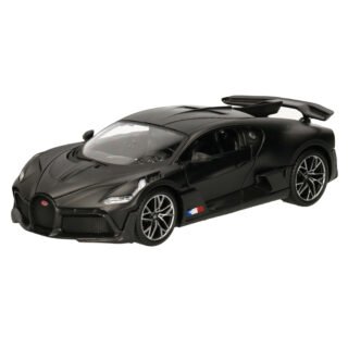 Modelauto/speelgoedauto Bugatti Divo Special Edition - zwart - 19 cm - schaal 1:24