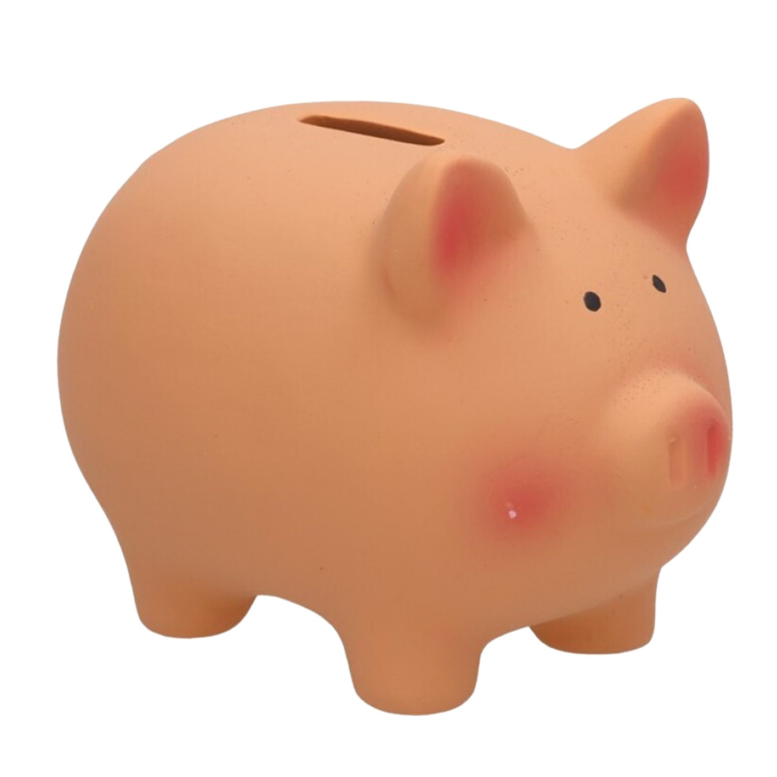 Spaarvarken - roze - keramiek - 14 x 11 x 12 cm - spaarpot varken - spaarpot